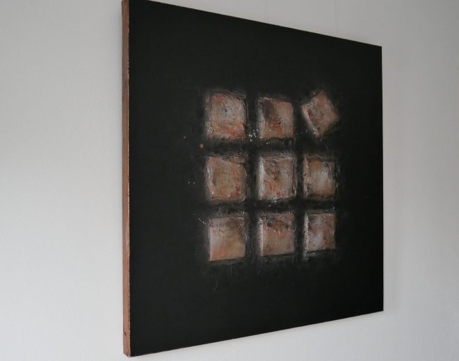 Leinwandbild, quadratisch, Metallic, Unikat - up.designed WerbeAtelier