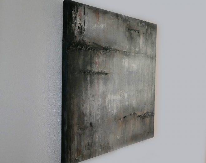 Shabby Look auf Leinwand - Acryl Bild - Unikat von up.designed WerbeAtelier