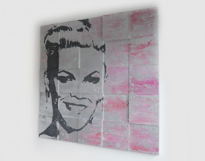 Wow! Hingucker! Abstraktes Acryl Bild PINK | WerbeAtelier up.designed